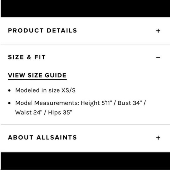 NWT ALLSAINTS MILENA Hooded denim jacket XS/S - Picture 5 of 6